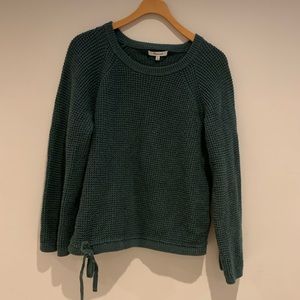 Madewell pullover sweater with drawstring waist